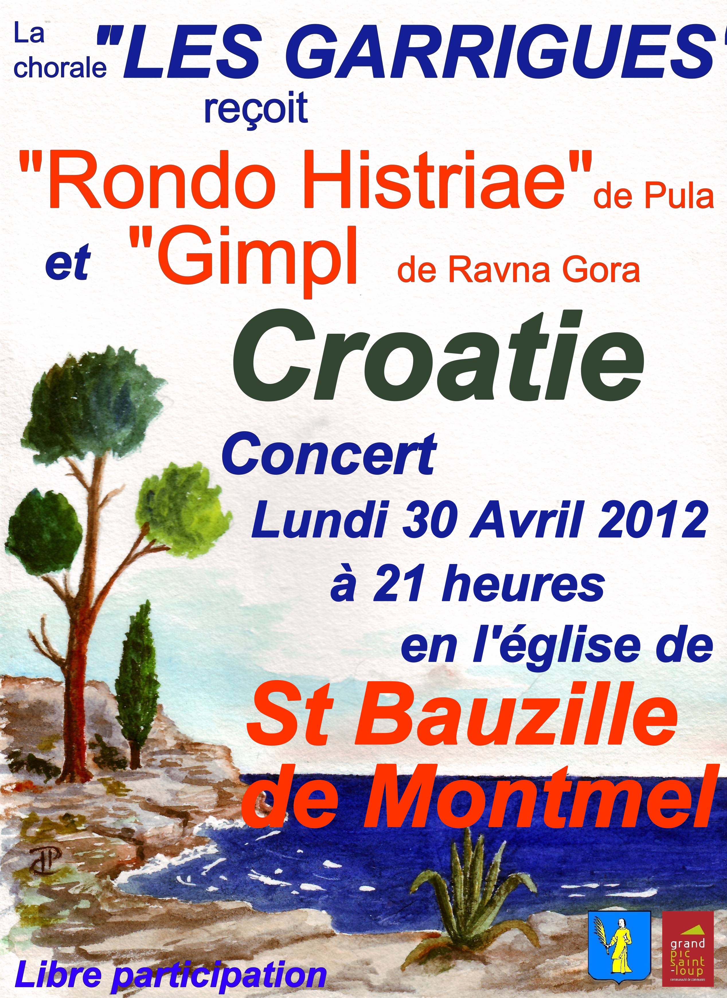 Concert Saint Bauzille 30 Avril 2012